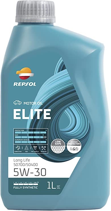 REPSOL RPP0057IHA: Huile moteur ELITE LONG LIFE 50700/50400 5W-30 1I, 5W-30 Elite, Long Life
