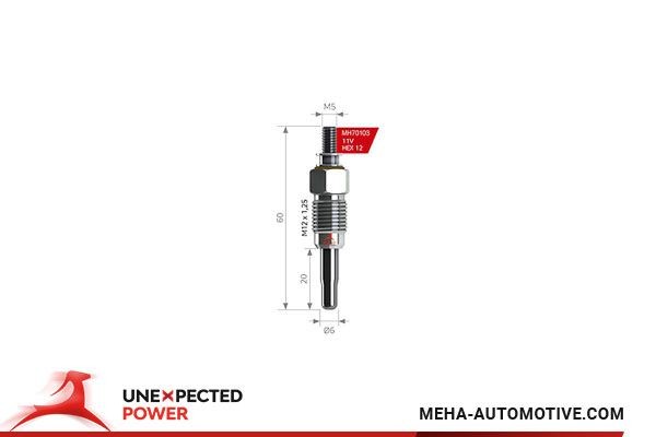 MEHA AUTOMOTIVE MH70103: Bujía de precalentamiento