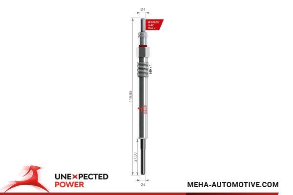 MEHA AUTOMOTIVE MH70267: Glödstift