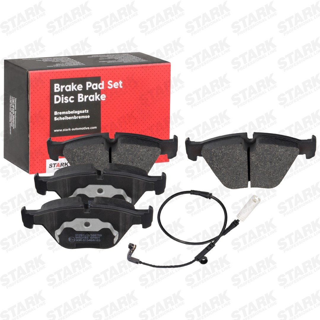 STARK SKBP-0012400: Remblokken Vooras, Met plunjerclip, Met anti-kreukplaat