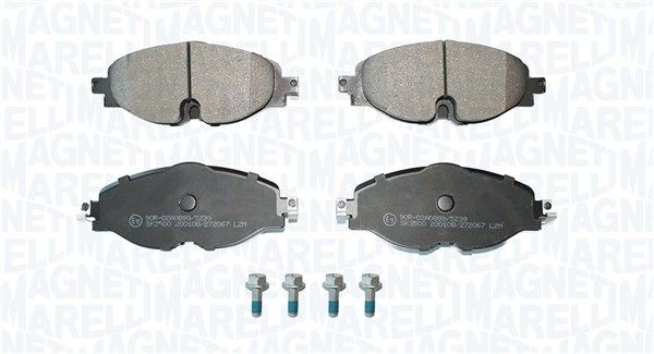 MAGNETI MARELLI 363916061162: Klocki hamulcowe