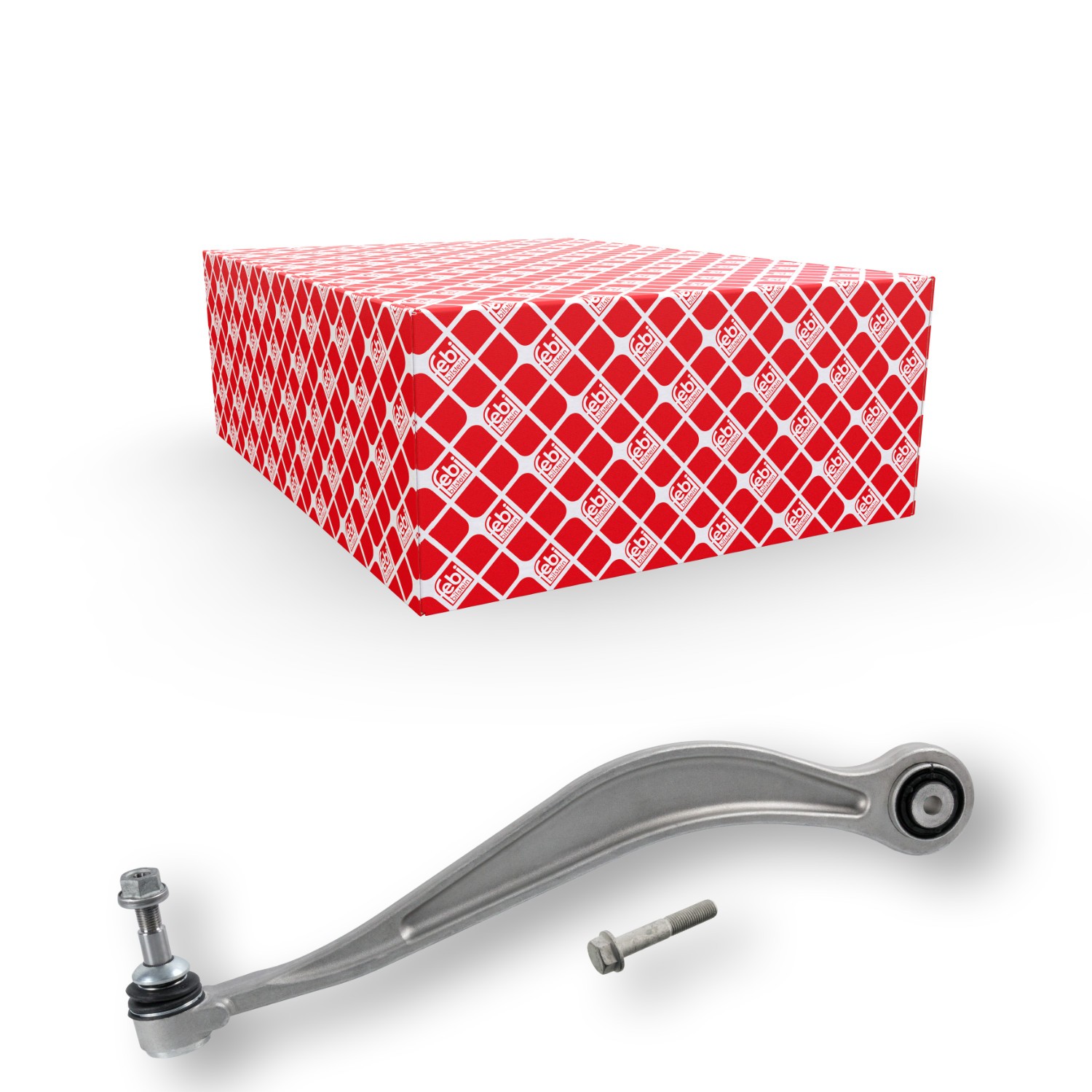 FEBI BILSTEIN 175489: Tukivarsi ProKit Taka-akseli, vasen, Taka-akseli, oikea, Keskellä, Alumiini, asennus-/kiinnitysmateriaalilla, Pidikkeellä, Alapallo-/pallonivelellä