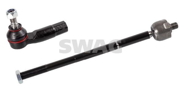 SWAG 33 10 3792: Напречна кормилна щанга на предната ос отляво, с обезопасителна гайка