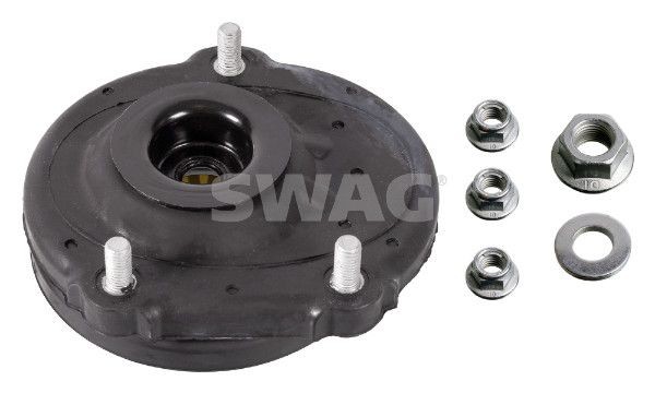 SWAG 33 10 4031: Javítókészlet, gólyaláb támasztó csapágy Első tengely bal, rögzítő anyaggal, golyóscsapággyal