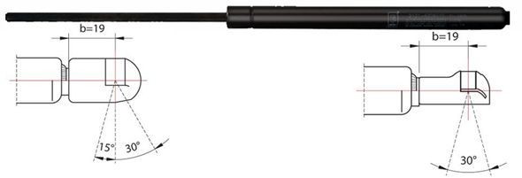 METZGER 2110132 Heckklappendämpfer 260mm