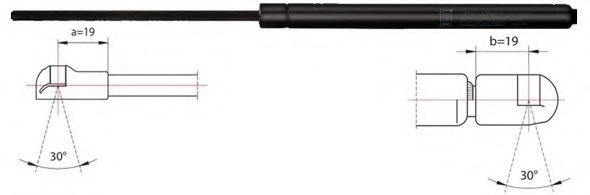 METZGER 2110165 Motorhaubendämpfer