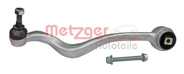 METZGER 58017601: Querlenker Vorderachse links, Aluminium, mit Trag-/Führungsgelenk, mit Gummilager, COMPETENCE KIT