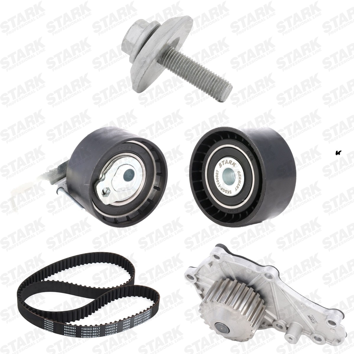 STARK SKWPT-0750441: Sada rozvodového řemene s vodní pumpou s vodním čerpadlem