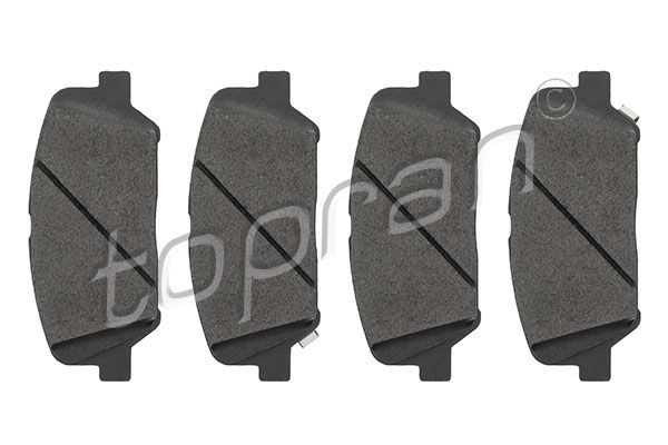 TOPRAN 821 266: Remblokken Vooras, Zonder toebehoren, Met montagehandleiding