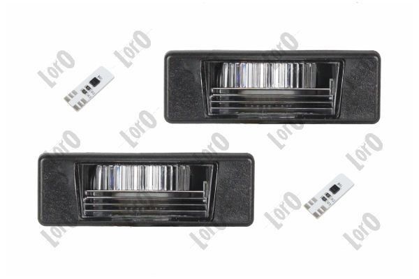 ABAKUS 035-28-905LED: Numurzīmes apgaismojuma lukturis Tuning / Accessory Parts no abām pusēm, ar LED