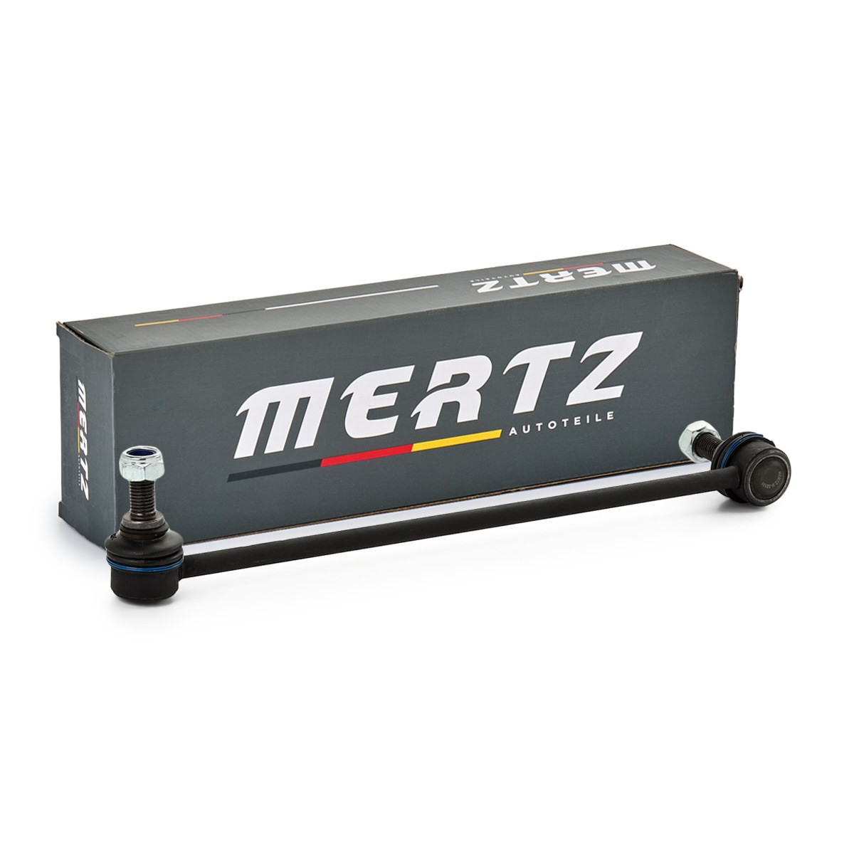 MERTZ M-S0194: Tanko, kallistuksenvaimennin Etuakseli, vasen, Etuakseli, oikea, 335mm, Teräs, mutterilla