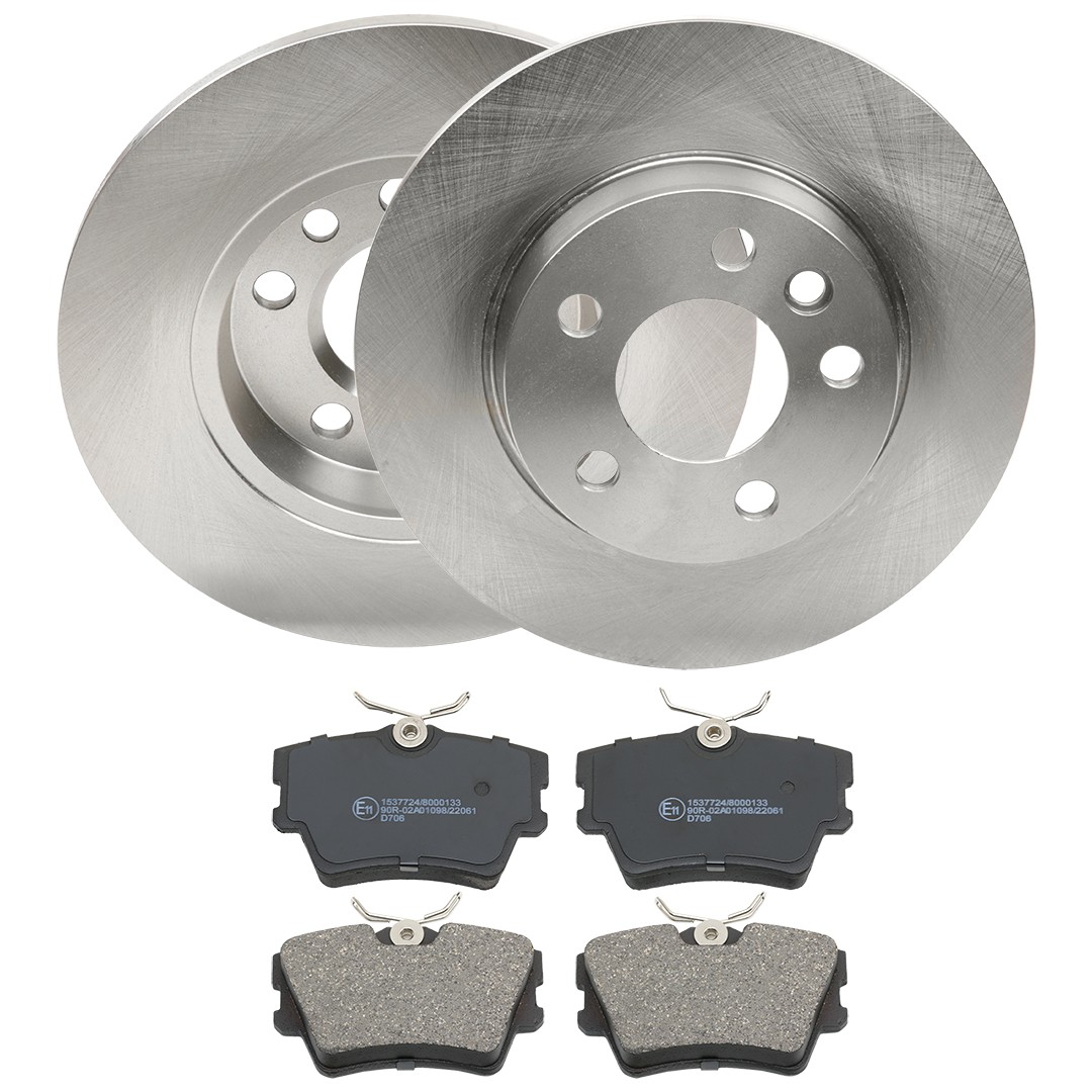 RIDEX 3405B1788: Bremžu komplekts, Disku bremzes Aizmugurējais tilts, Ø: 280,0mm, pilnīgi