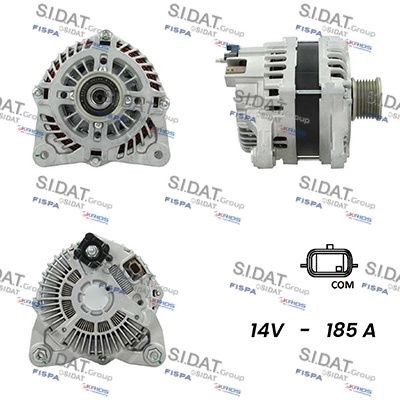 SIDAT A12MH0086A2: Alternador 185A