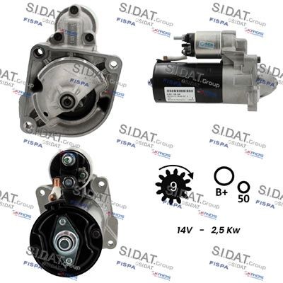 SIDAT S12BH0003: Starter 2,5kW