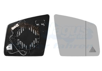 VAN WEZEL 2940838: Spoguļstikls, Ārējais atpakaļskata spogulis * HAGUS * pa labi