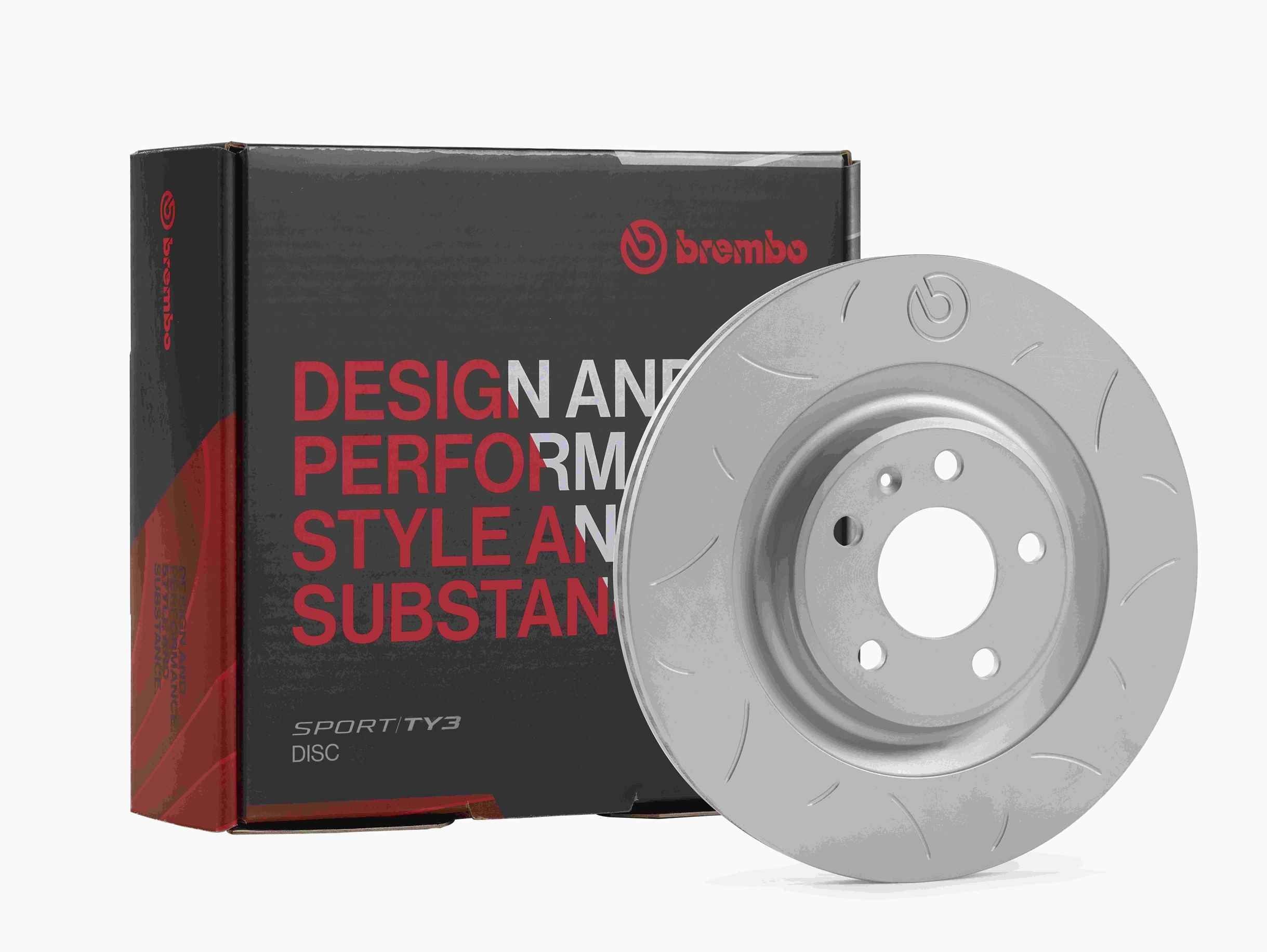 BREMBO 59.E115.51: Hochleistungs-Bremsscheibe UPGRADE, SPORT | TY3