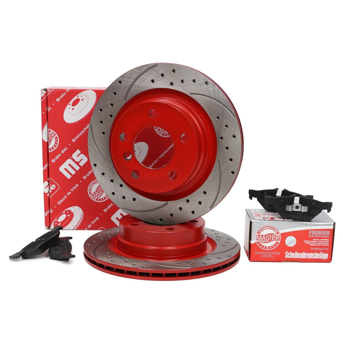 MASTER-SPORT 202021950: Remschijven en blokken Achteras, Ø: 300mm, Geventileerd