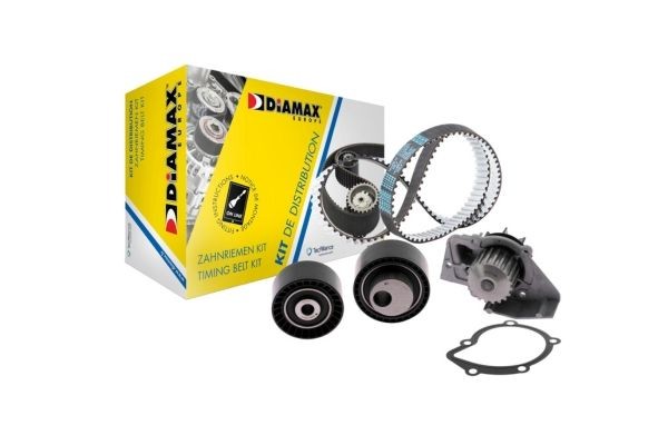 DIAMAX A6039WP: Bomba de agua + kit de correa de distribución Núm. dientes: 141