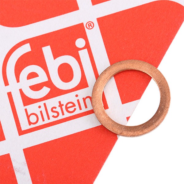 FEBI BILSTEIN 04054: Anillo de junta, tapón roscado de vaciado de aceite Cobre, Diám. int.: 12mm