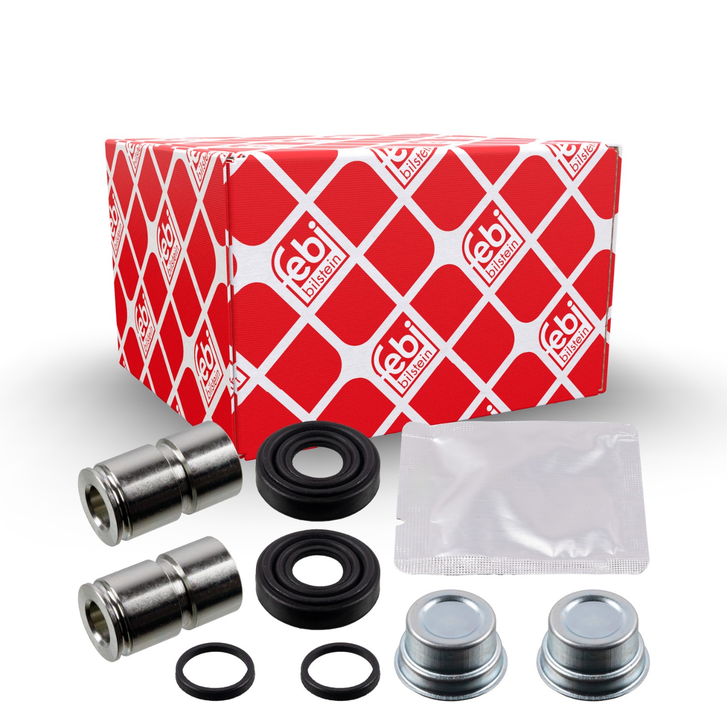 FEBI BILSTEIN 06856: Føringshylsesett, bremsecaliper framaksel