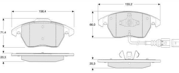 MTR MT453: Remblokken Vooras