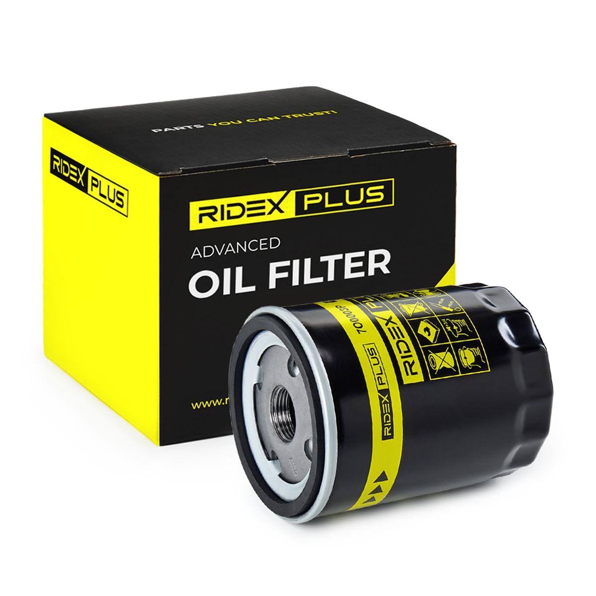 RIDEX PLUS 7O0003P: Olajszűrő