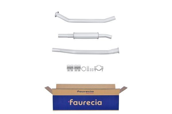HELLA 8LC 366 023-281: Silencieux intermédiaire Easy2Fit – PARTNERED with Faurecia avec pièces d'assemblage