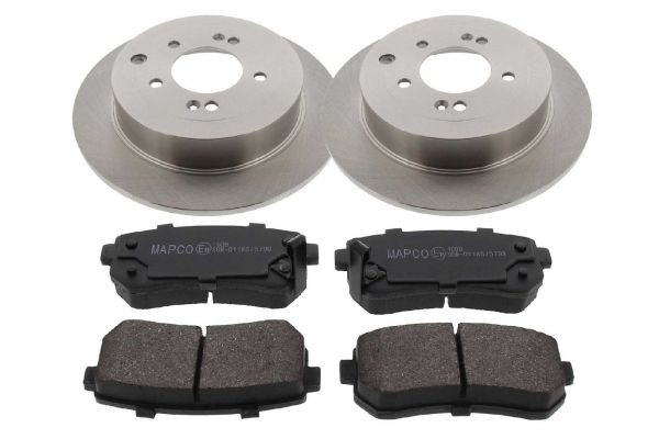 MAPCO 47260: Bremžu komplekts, Disku bremzes Aizmugurējais tilts, Ø: 302mm, pilnīgi