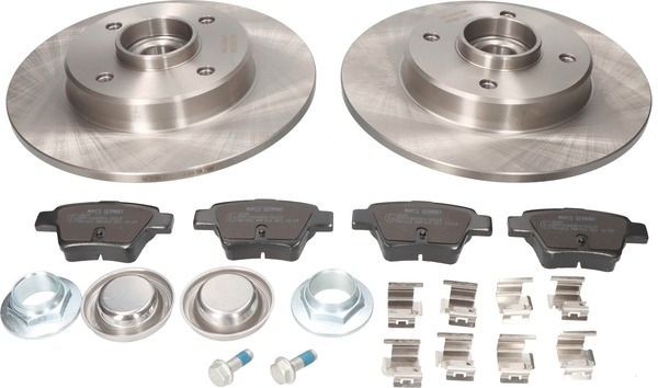 MAPCO 47342: Bromssats, skivbroms Bakaxel, Ø: 249mm, full