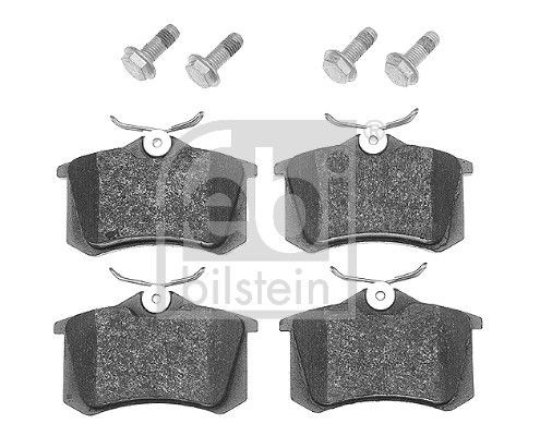 FEBI BILSTEIN 16342: Bremseklodser bagaksel, med monterings-/fastgørelsesmateriale
