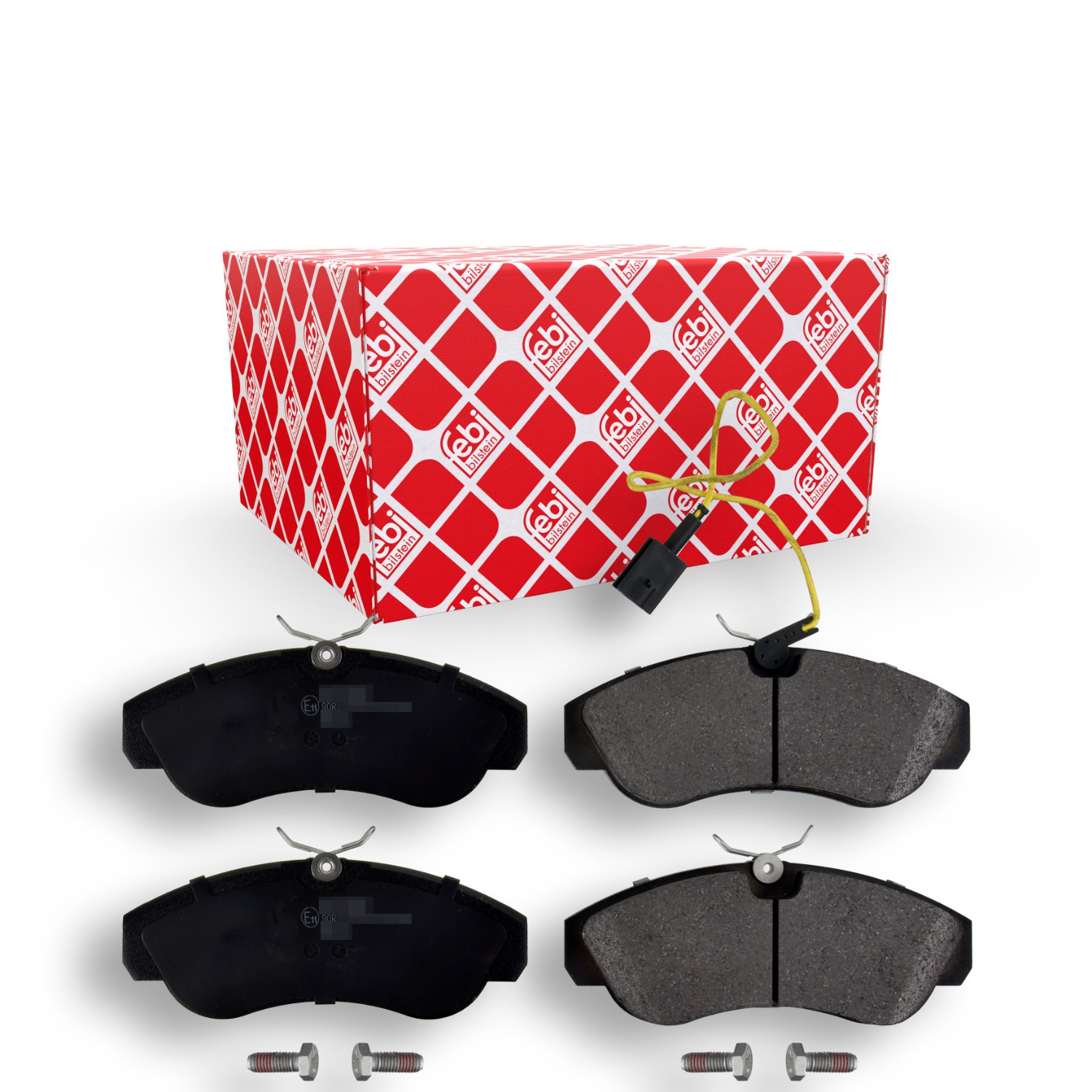 FEBI BILSTEIN 16392: Remblokken Vooras, Met bevestigingsmatriaal