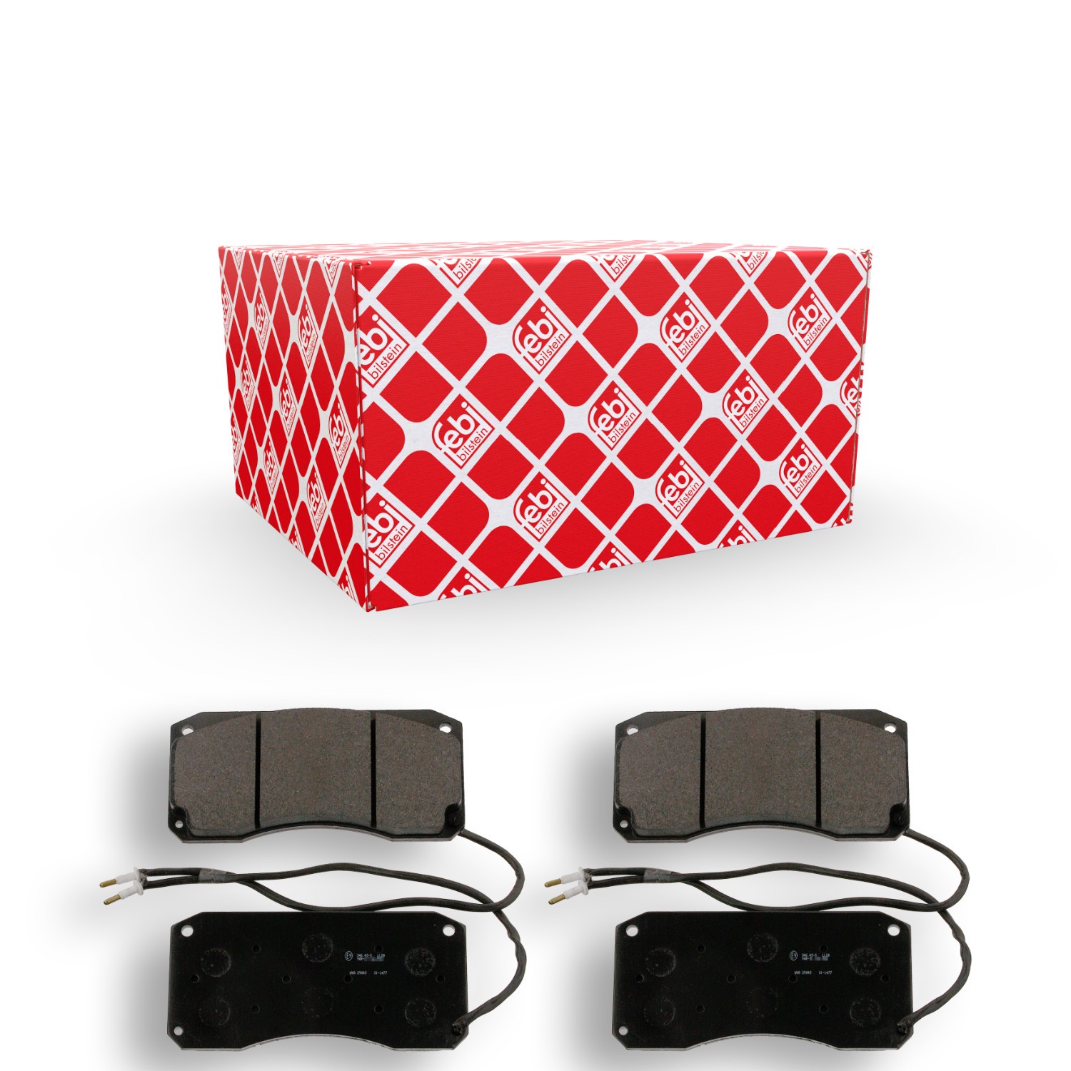 FEBI BILSTEIN 16611: Bremseklodser foraksel