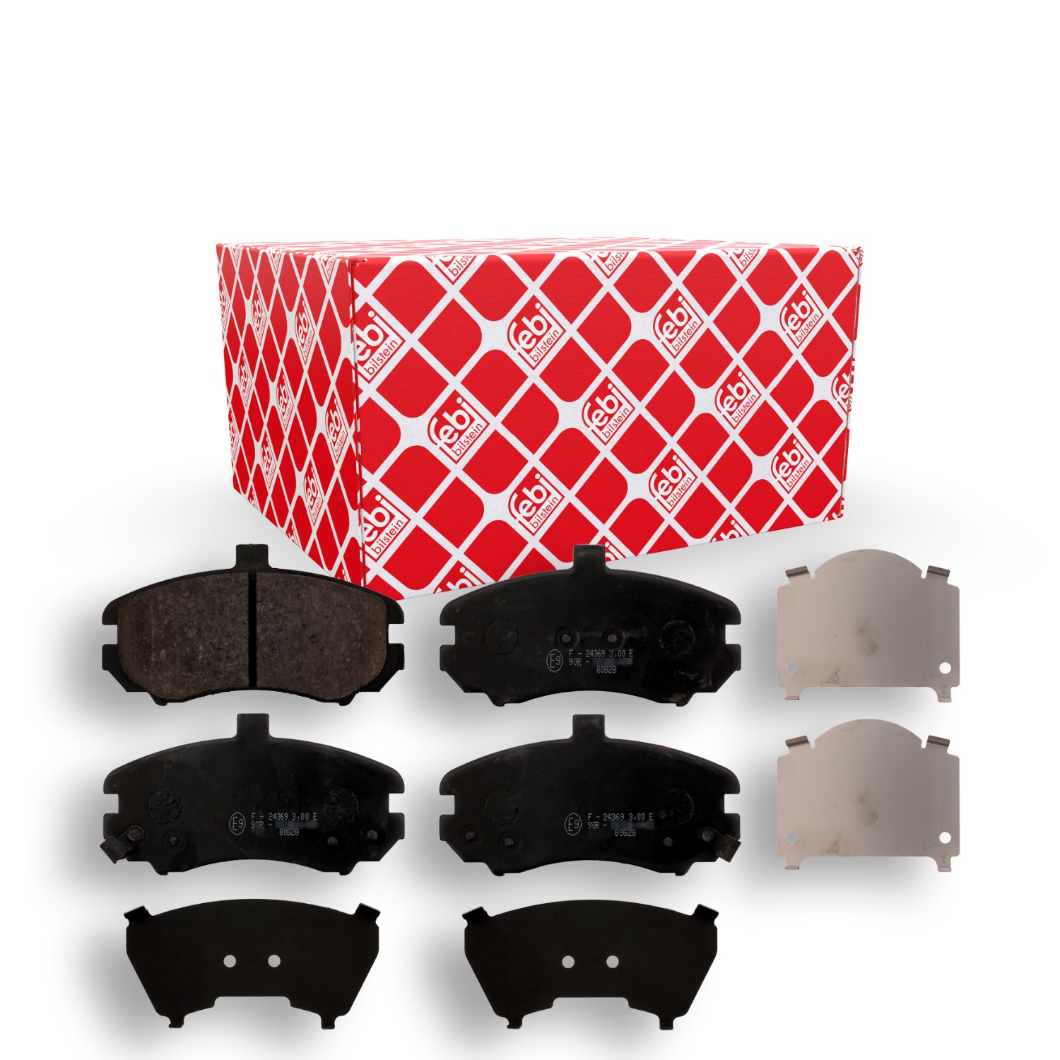 FEBI BILSTEIN 16700: Bremsbeläge Vorderachse, mit Anti-Quietsch-Blech