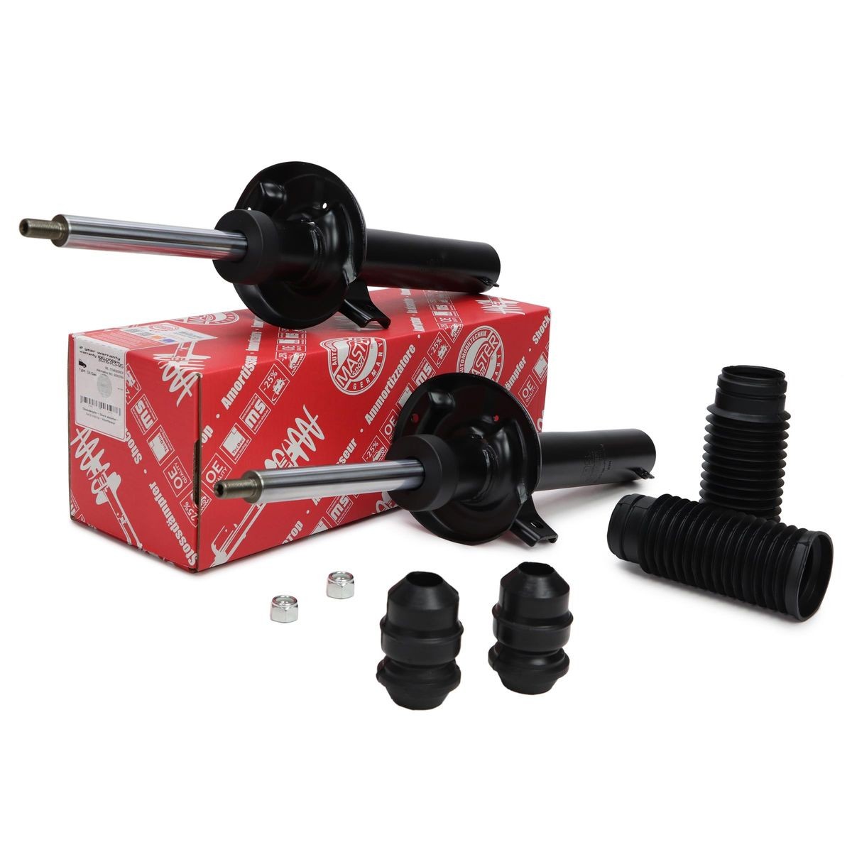 MASTER-SPORT 16K004133: Tlumič přední osa, dobíjený plynem, Rameno, s pryžovou montáží