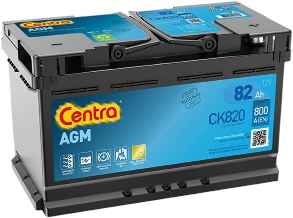 CENTRA CK820: Batterie CENTRA AGM