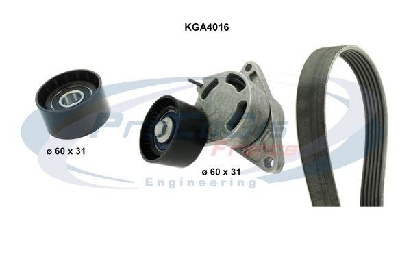 PROCODIS FRANCE KGA4016: Set curea transmisie cu caneluri