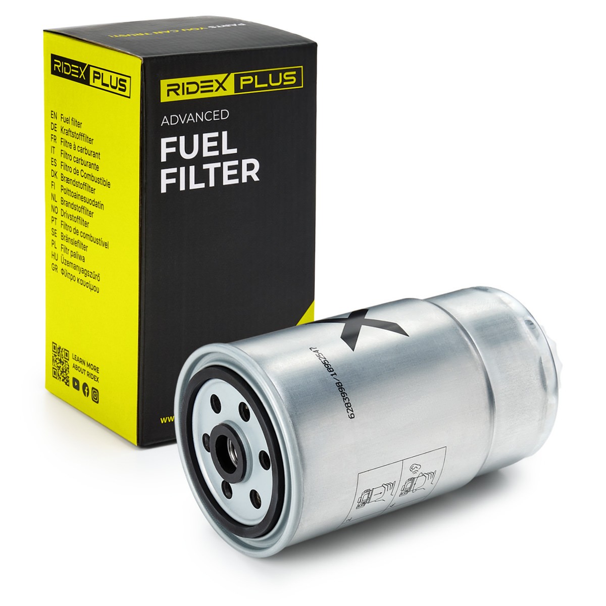 RIDEX PLUS 9F0069P: Brandstoffilter