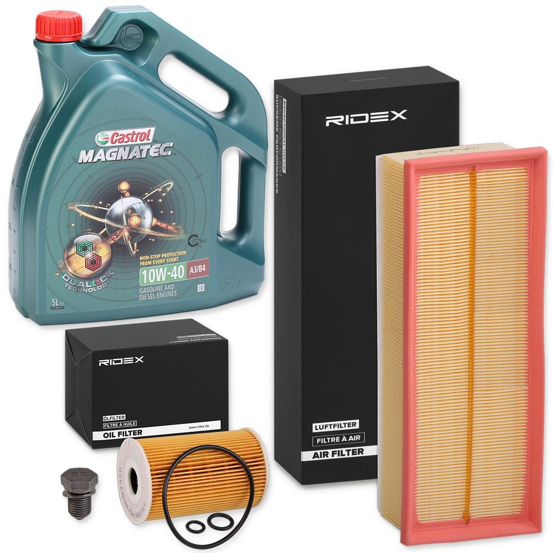 RIDEX 100374T0033: Filtersats med motorolja