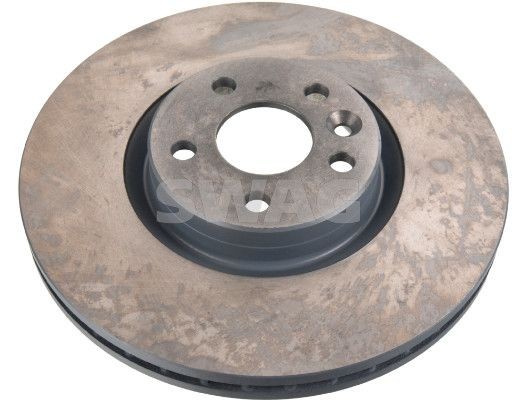 SWAG 33 10 6955: Disque de frein Essieu avant, Ø: 324mm, ventilé de l'intérieur, Ø: 324mm, revêtu