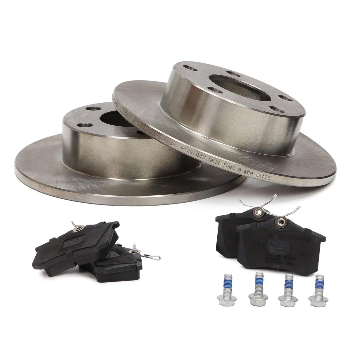 MASTER-SPORT 201002580: Bremseskiver og klodser bagaksel, Ø: 245mm, fuldstændigt