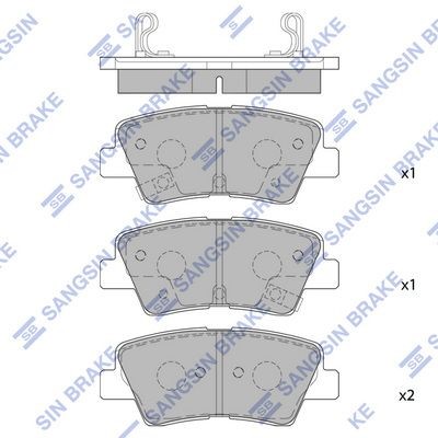 Hi-Q SP4459: Remblokken Achteras