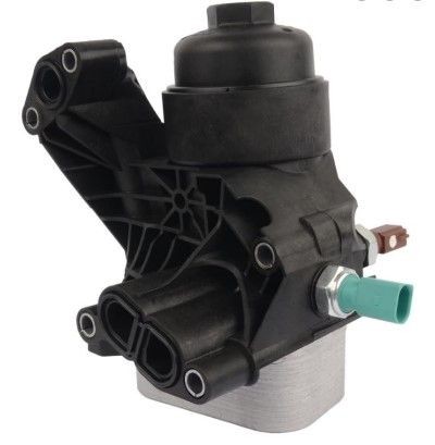 MTR 12191436: Enfriador de aceite con alojamiento del filtro de aceite, con junta, con presostato, con tapa