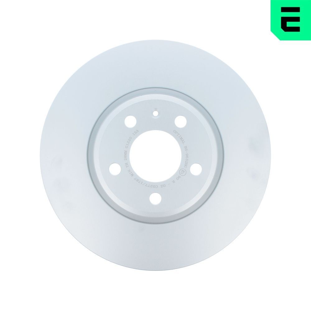 OPTIMAL BS-9632HC: Disque de frein Essieu avant, Ø: 318mm, ventilé, Ø: 318mm, revêtu