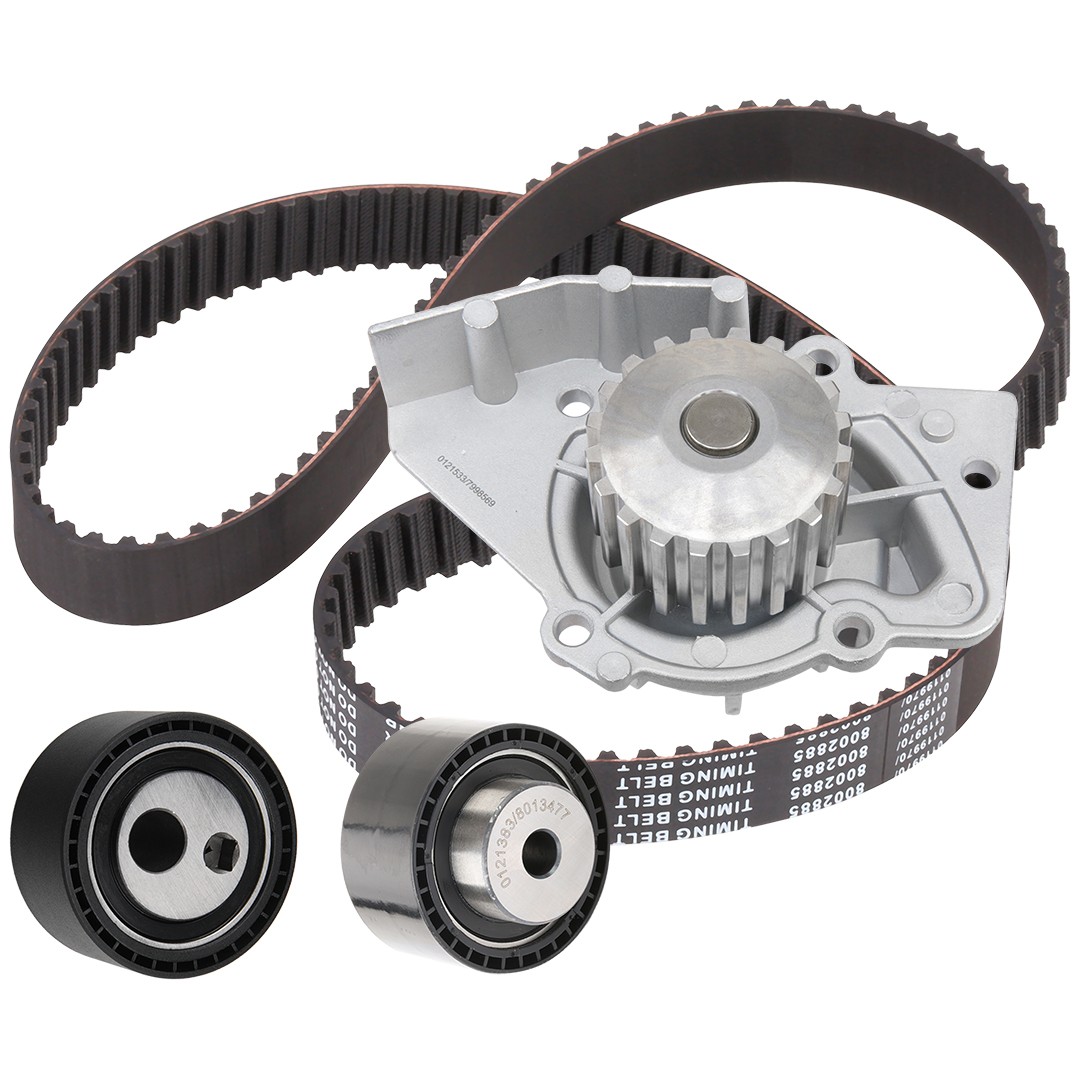RIDEX 3096W0467: Bomba de agua + kit de correa de distribución con bomba de agua, sin juego de tornillos