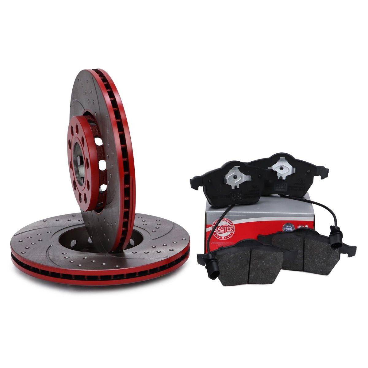 MASTER-SPORT 202521050: Pidurikomplekt, ketaspidur Esisild, Ø: 288mm, õhutusega