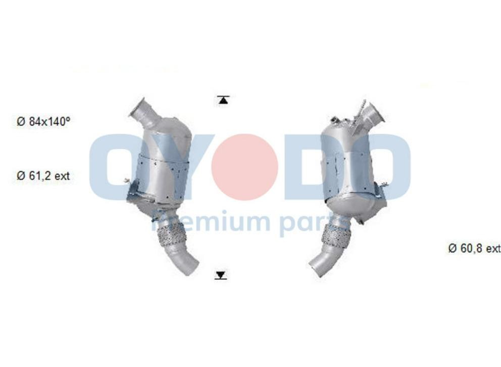 Oyodo 20N0036-OYO: Tahmafilter koos osadega