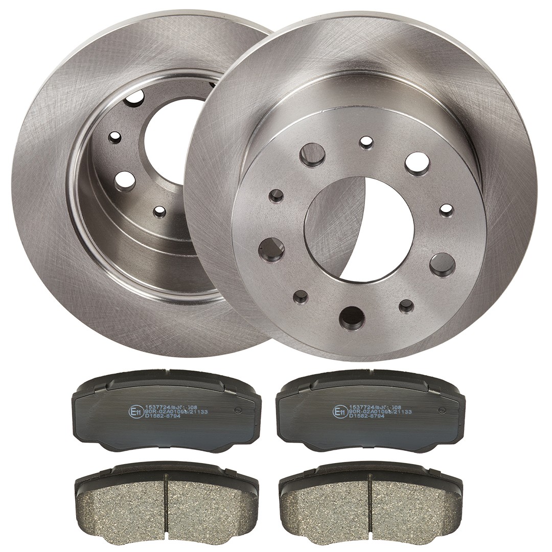 RIDEX 3405B1812: Remschijven en blokken Achteras, Ø: 280,0mm, volledig