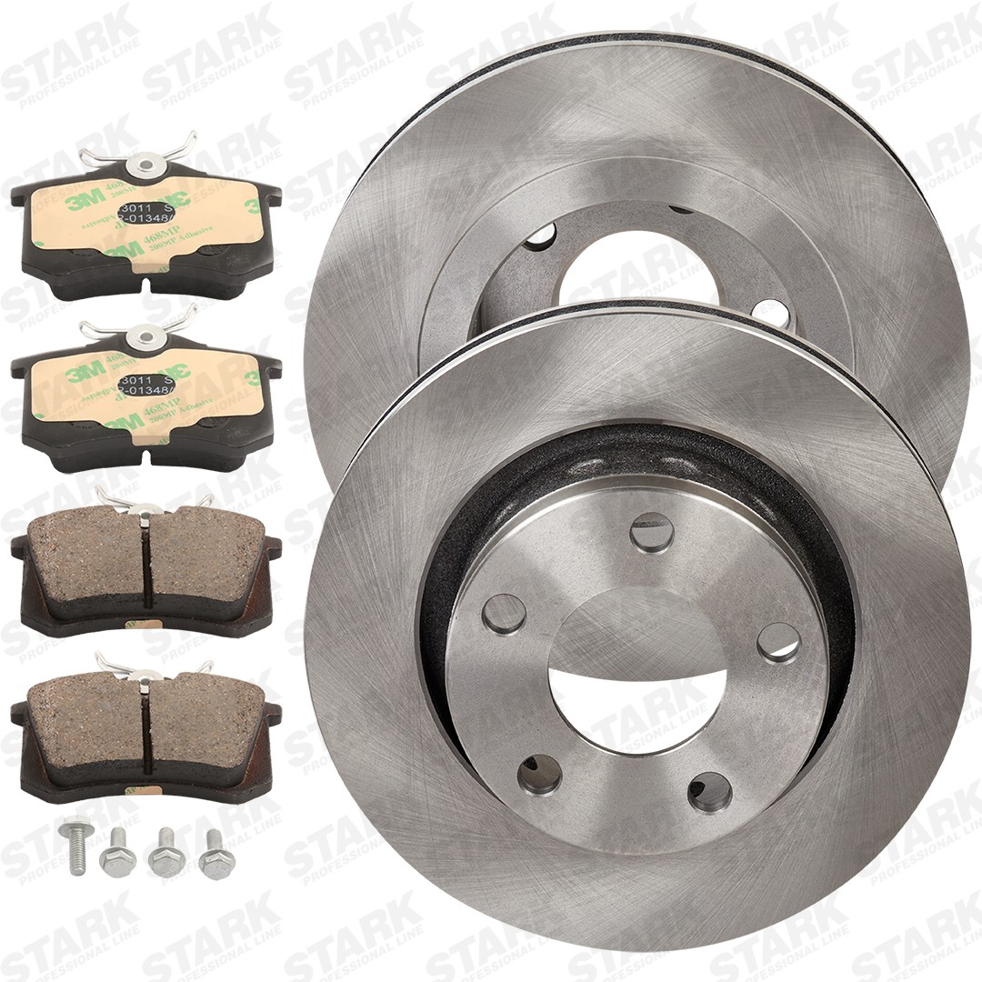 STARK SKBK-10991885: Bromssats, skivbroms Bakaxel, Ø: 269,0mm, ventilerad