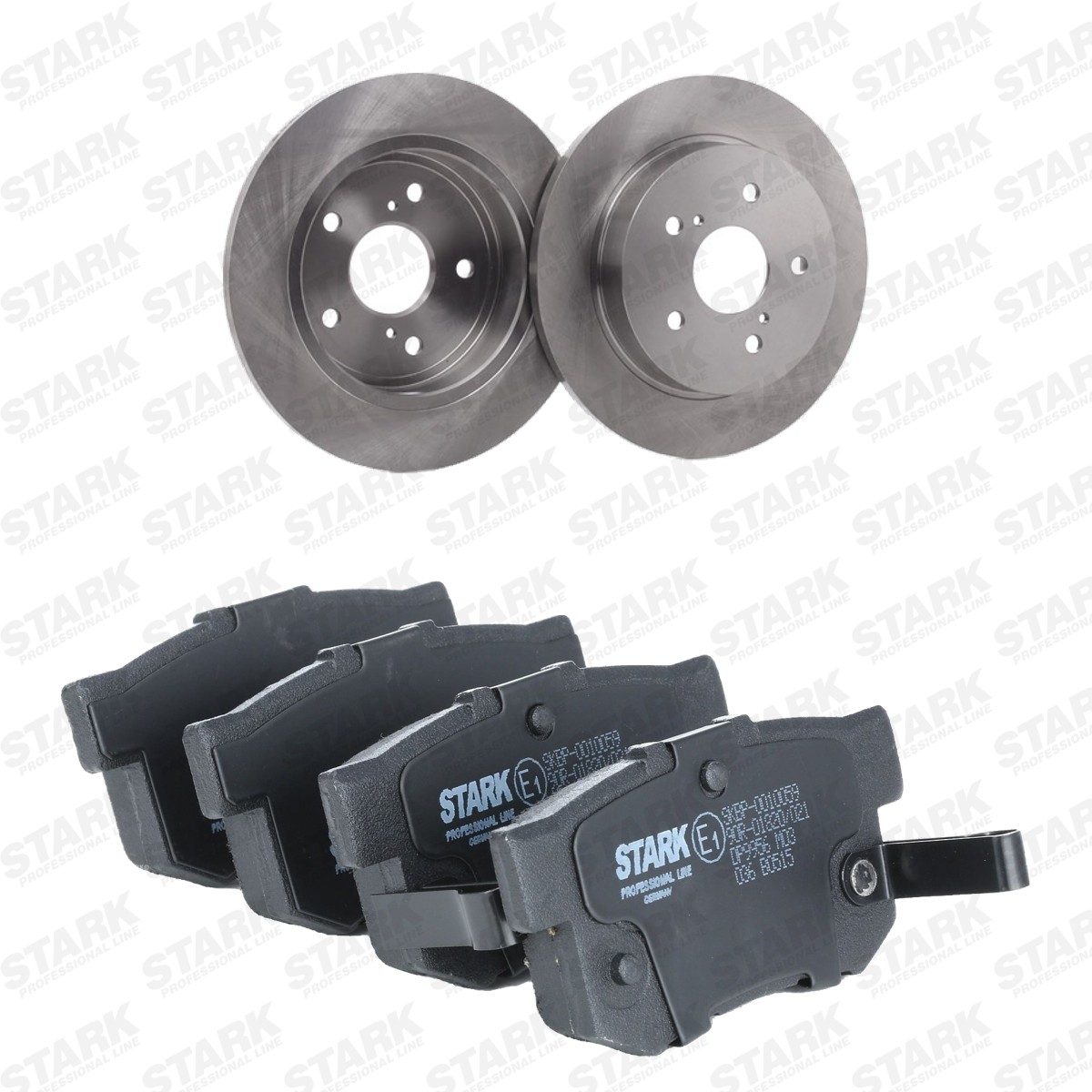 STARK SKBK-10991896: Bromssats, skivbroms Bakaxel, Ø: 278mm, full