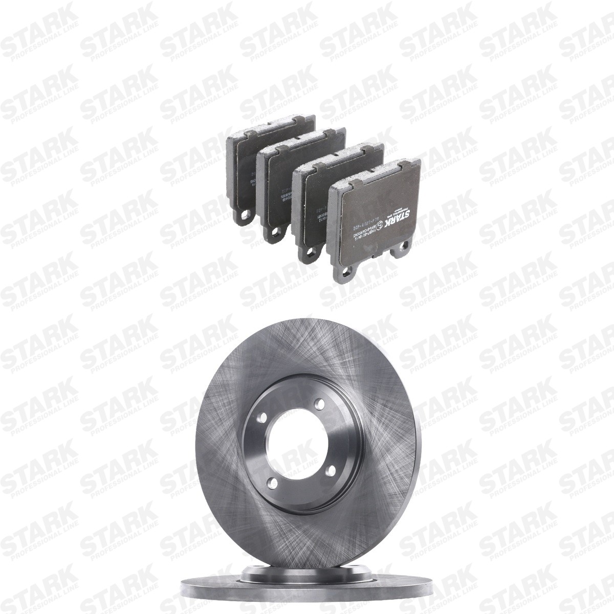 STARK SKBK-10991933: Bremžu komplekts, Disku bremzes Priekšējais tilts, Ø: 247,5mm, pilnīgi